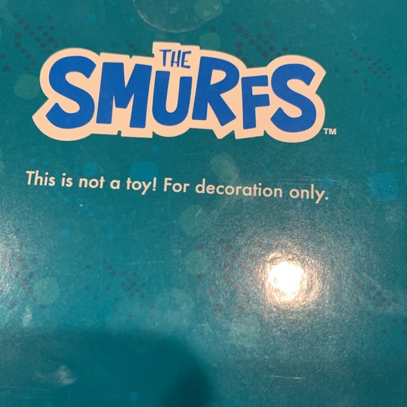 The Smurfs Ornament Box Papa Smurf & Smurfette Set - Picture 6 of 8